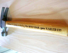 Load image into Gallery viewer, Engraved Hammer