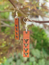 Load image into Gallery viewer, Arrow Wood Earrings