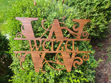 Load image into Gallery viewer, Family Name Monogram