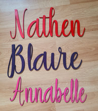 Load image into Gallery viewer, Wood Name Sign