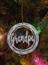 Load image into Gallery viewer, Grandma/Mimi/Nana/Gigi Ornament