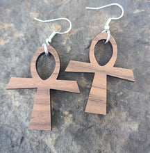 Load image into Gallery viewer, Loop Cross Earrings