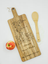 Load image into Gallery viewer, Acacia Recipe Engraved Cutting Board