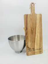 Load image into Gallery viewer, Acacia Charcuterie Board with Wedding Date