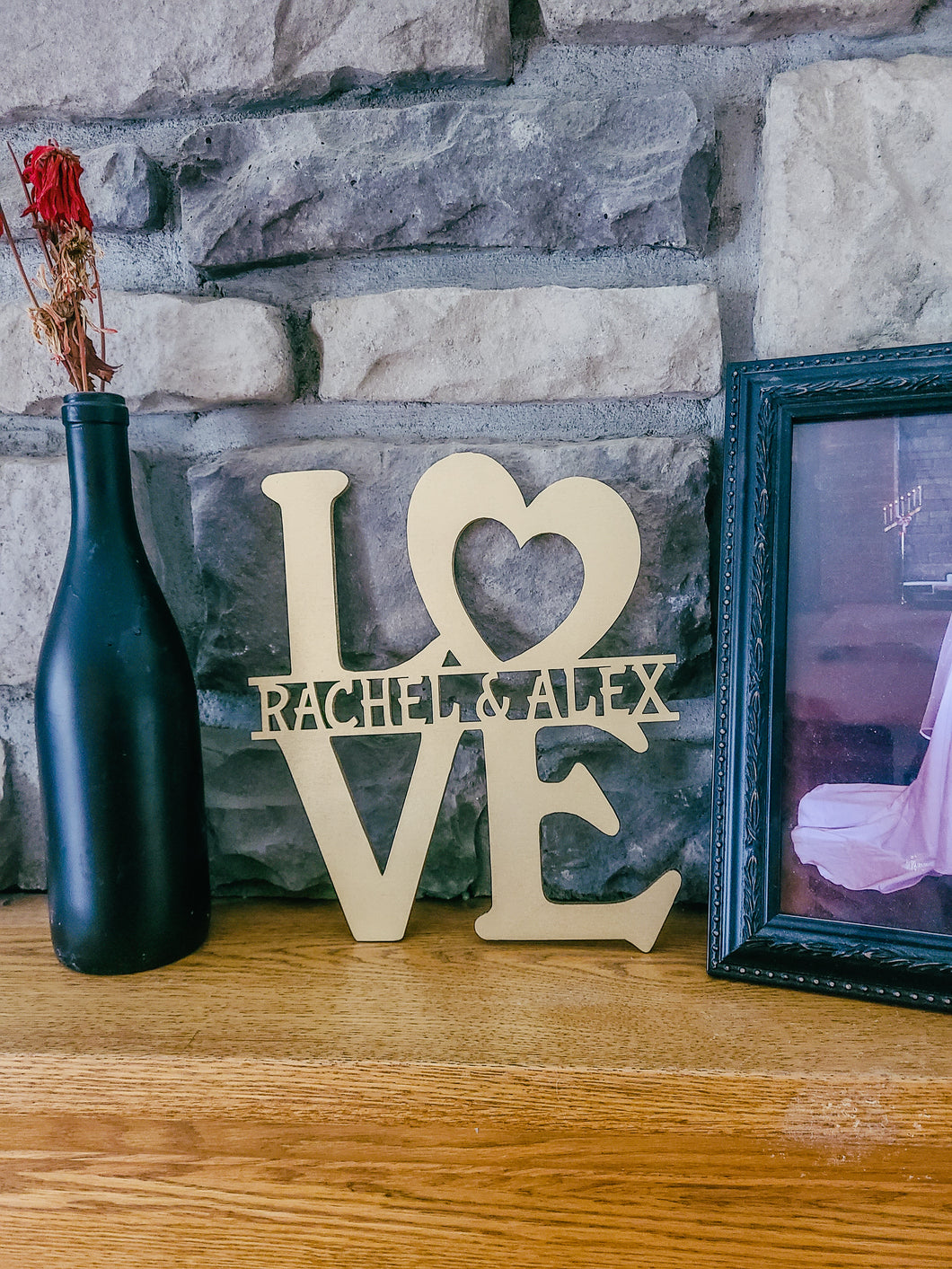 LOVE sign with Personalized Names