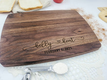 Load image into Gallery viewer, Walnut Engraved Cutting Board
