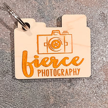 Load image into Gallery viewer, Custom Engraved Wood Keychain