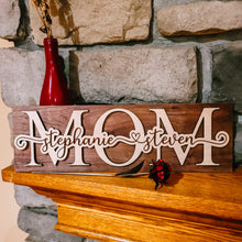 Load image into Gallery viewer, Mom Name Sign