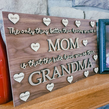 Load image into Gallery viewer, Grandma Sign with Grandchildren Names