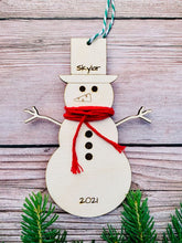 Load image into Gallery viewer, Height Snowman Ornament