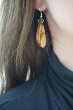 Load image into Gallery viewer, Fall Tree Wood Earrings