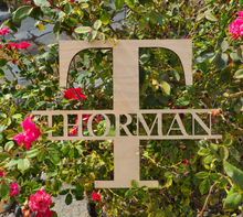 Load image into Gallery viewer, Family Name Monogram