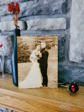 Load image into Gallery viewer, Engraved Wedding Photo
