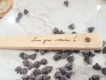 Load image into Gallery viewer, Handwriting Engraved Wooden Spoon
