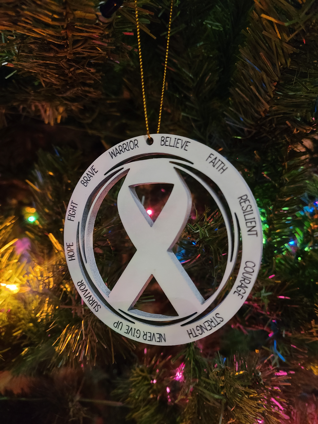 Survivor Ornament, Cancer and Medical Conditions