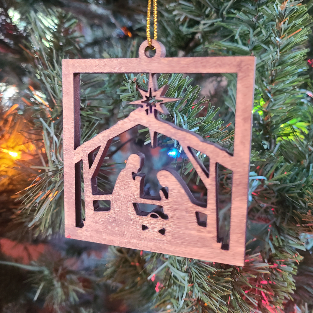Nativity Outline Ornament